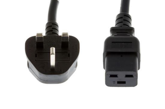 Cisco CAB-BS1363-C19-UK= power cable Black 196.9" (5 m) BS 1363/A C19 coupler1
