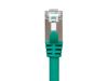 Monoprice 31373 networking cable Green 600" (15.2 m) Cat7 S/FTP (S-STP)4