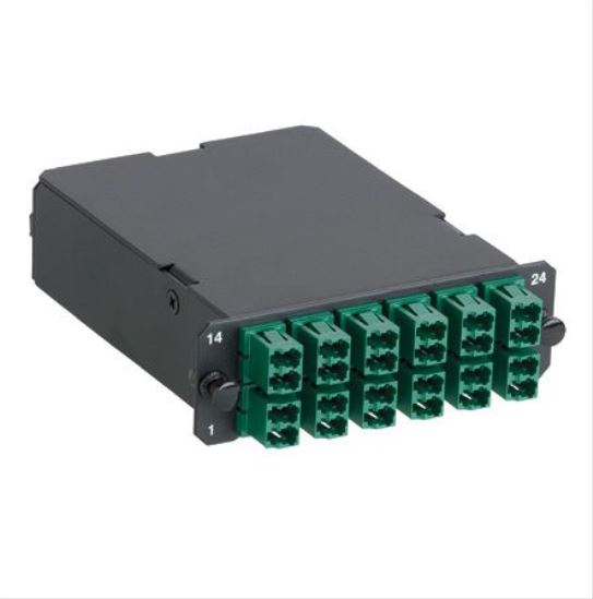 Panduit FC5-24-10CGR fiber optic adapter LC Black, Green1