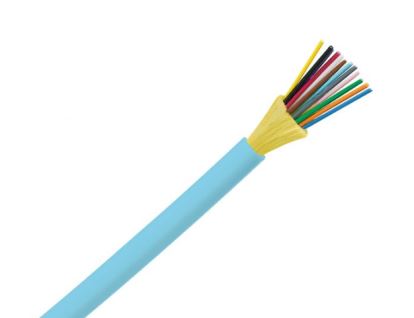 Panduit FOADZ08 fiber optic cable OFNR OM4 Aqua color1