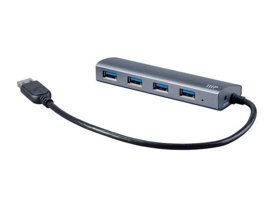 Monoprice 21670 interface hub USB 3.2 Gen 1 (3.1 Gen 1) Type-A Gray1