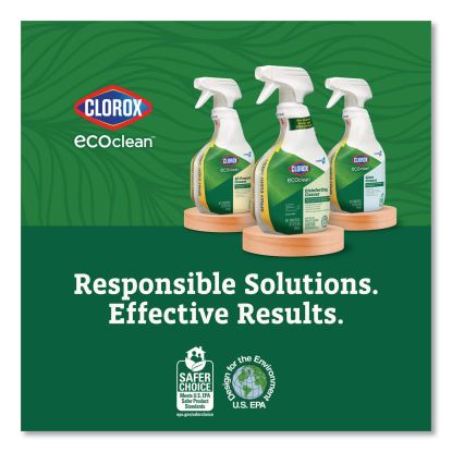 Clorox Pro EcoClean Glass Cleaner, Unscented, 32 oz Spray Bottle, 9/Carton1