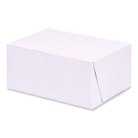 Bakery Boxes, 6 x 4.45 x 2.75, White, Paper, 250/Carton1