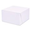 Bakery Boxes, 7 x 7 x 4, White, Paper, 250/Carton1