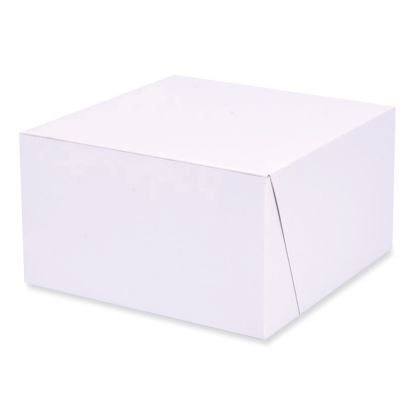 Bakery Boxes, 7 x 7 x 4, White, Paper, 250/Carton1