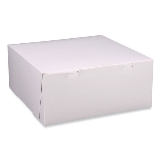 Bakery Boxes, 12 x 12 x 5, White, Paper, 100/Carton1