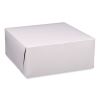 Bakery Boxes, 14 x 14 x 6, White, Paper, 50/Carton1