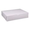 Bakery Boxes, 19 x 14 x 4, White, Paper, 50/Carton1