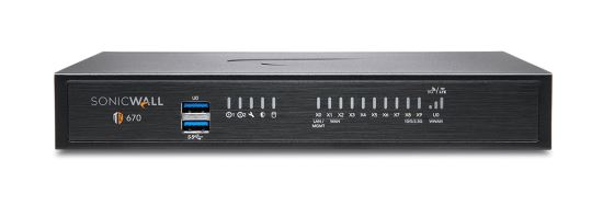 SonicWall TZ670 hardware firewall Desktop 5000 Mbit/s1