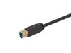 Monoprice 38612 USB cable 17.7" (0.45 m) USB 3.2 Gen 1 (3.1 Gen 1) USB C USB B Black3