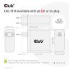 CLUB3D Travel Charger 140 Watt GaN technology, Single port USB Type-C, Power Delivery(PD) 3.1 Support5