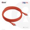 CLUB3D USB2 Type-C Bi-Directional USB-IF Certified Cable Data 480Mb, PD 240W(48V/5A) EPR M/M 3m / 9.84 ft10