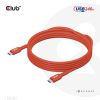 CLUB3D USB2 Type-C Bi-Directional USB-IF Certified Cable Data 480Mb, PD 240W(48V/5A) EPR M/M 3m / 9.84 ft12