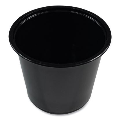 Souffle/Portion Cups, 5.5 oz Polypropylene, Black, 2,500/Carton1