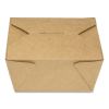 Reclosable Kraft Take-Out Box, 30 oz, Paper, 450/Carton1