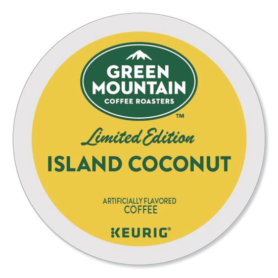 Island Coconut Coffee K-Cup Pods, 24/Box1