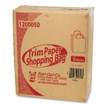 Kraft Paper Bags, 8" x 5" x 11", Kraft, 250/Carton1