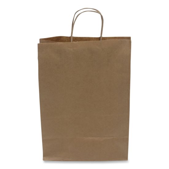 Kraft Paper Bags, 10" x 6" x 13", Kraft, 250/Carton1