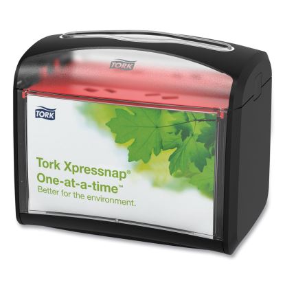 Xpressnap Tabletop Napkin Dispenser, 7.9 x 5.6 x 7.9, Black1