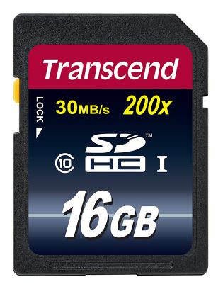 Transcend TS16GSDHC10 memory card 16 GB SDHC NAND Class 101