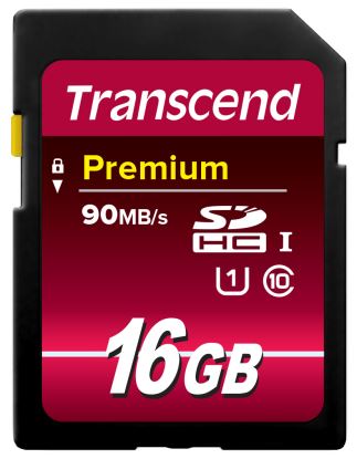 Transcend 16GB SDHC Class 10 UHS-I NAND1