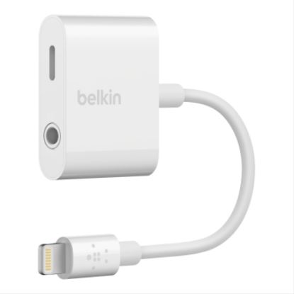 Belkin RockStar mobile phone cable White Lightning Lightning + 3.5mm1