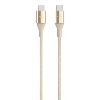 Belkin F2CU050BT04-GLD USB cable 47.2" (1.2 m) USB C Gold1