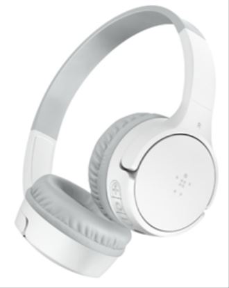 Belkin AUD001BTWHCS headphones/headset Wireless Head-band Micro-USB Bluetooth White1