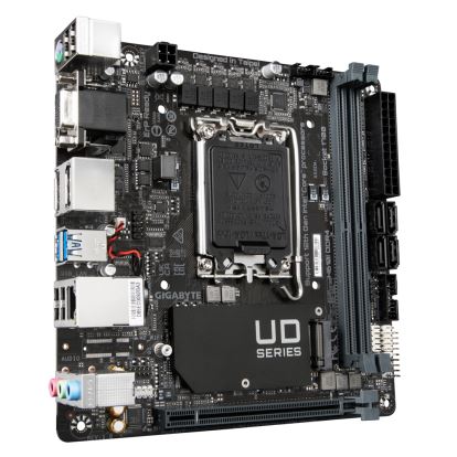 Gigabyte H610I DDR4 motherboard Intel H610 Express LGA 1700 mini ITX1