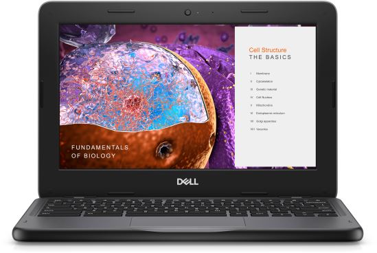 DELL Chromebook 3110 N4500 11.6" Touchscreen HD Intel® Celeron® N 4 GB LPDDR4x-SDRAM 32 GB eMMC Wi-Fi 6 (802.11ax) ChromeOS Black1