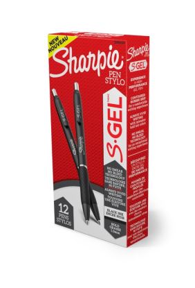 Sharpie 2096149 gel pen Retractable gel pen Bold Black 12 pc(s)1
