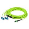 AddOn Networks ADD-MPO-4LC15M5OM5 fiber optic cable 590.6" (15 m) LC OFNR OM5 Green1