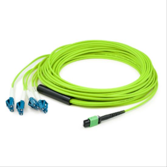 AddOn Networks ADD-MPO-4LC15M5OM5 fiber optic cable 590.6" (15 m) LC OFNR OM5 Green1