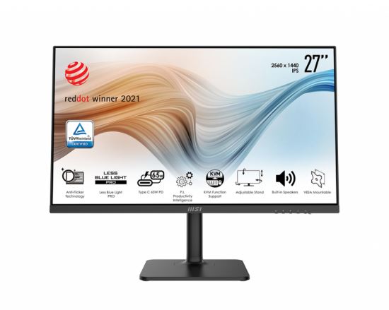 MSI Modern MD272QP 27" 2560 x 1440 pixels Quad HD LED Black1