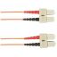 AddOn Networks SC/SC 30m fiber optic cable 1181.1" (30 m) OM1 Orange1