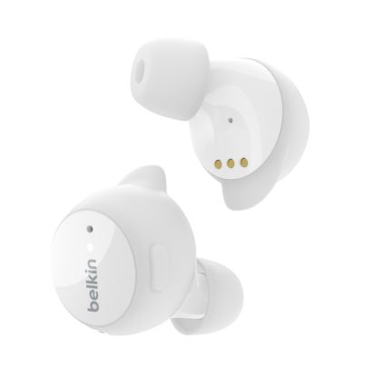 Belkin AUC003btWH Headset Wireless In-ear Calls/Music Bluetooth White1