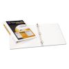 Picture of TouchGuard Protection Heavy-Duty View Binders with Slant Rings, 3 Rings, 1" Capacity, 11 x 8.5, White