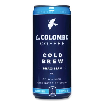 Cold Brew Coffee, Brazilian Bold, 9 oz Can, 12/Carton1