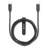 Braided Apple Lightning Cable to USB-C Cable, 6 ft, Black2