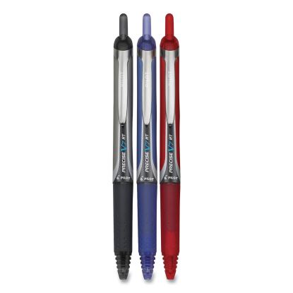 Precise V5RT Roller Ball Pen, Retractable, Extra-Fine 0.5 mm, Assorted Ink and Barrel Colors, 3/Pack1