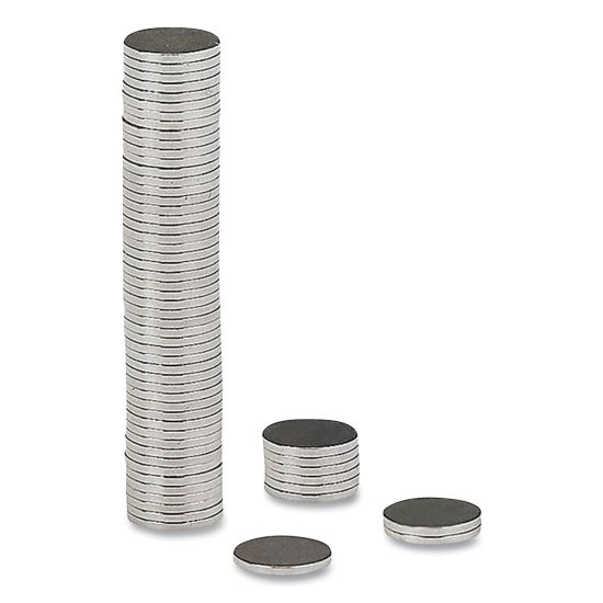 Matrix Magnets, Circles, Silver, 0.38" Diameter, 50/Pack1