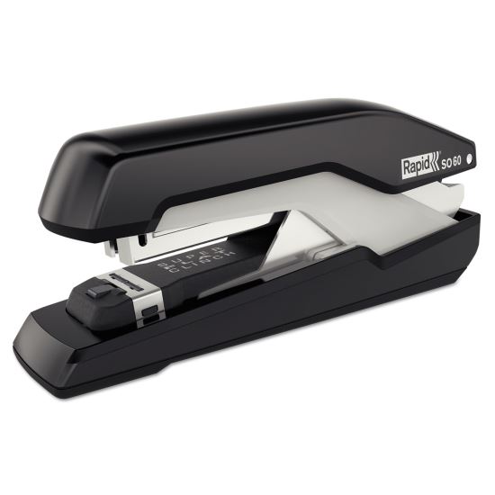 Omnipress SO60 Heavy-Duty Full Strip Stapler, 60-Sheet Capacity, Black/Gray1