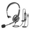 IVR70001 Monaural Over The Head Headset, Black/Silver1