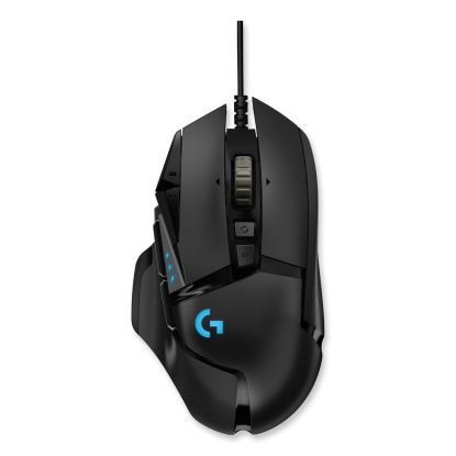 G502 LIGHTSPEED Wireless Gaming Mouse, 2.4 GHz Frequency/33 ft Wireless Range, Right Hand Use, Black1