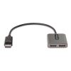 StarTech.com MST14DP122DP video cable adapter 11.8" (0.3 m) DisplayPort 2 x DVI Gray3