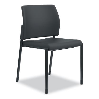 Accommodate Series Guest Chair, 23.5" x 22.25" x 31.5", Black Seat, Black Back, Textured Black Base, 2/Carton1