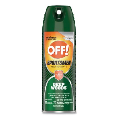 Deep Woods Sportsmen Insect Repellent, 6 oz Aerosol Spray, 12/Carton1