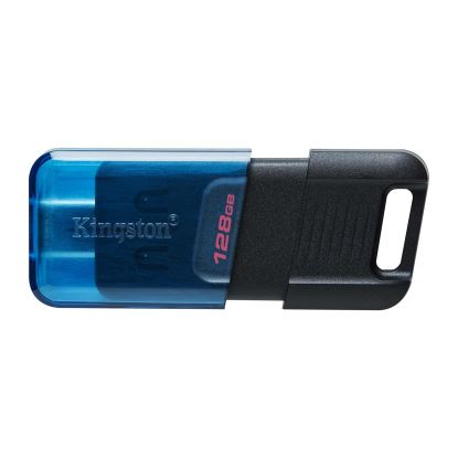 Kingston Technology DataTraveler 80 USB flash drive 128 GB USB Type-C 3.2 Gen 1 (3.1 Gen 1) Black, Blue1
