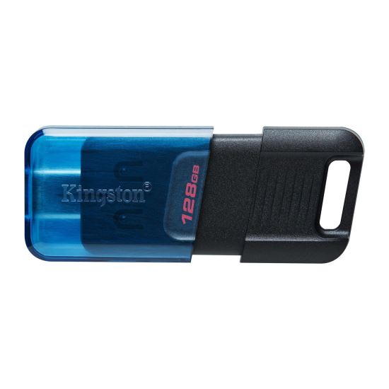 Kingston Technology DataTraveler 80 USB flash drive 128 GB USB Type-C 3.2 Gen 1 (3.1 Gen 1) Black, Blue1