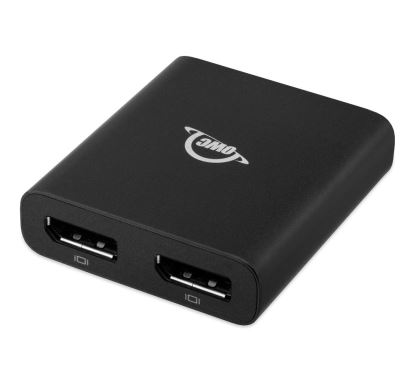 OWC Thunderbolt Dual DisplayPort Adapter USB graphics adapter 7680 x 4320 pixels Black1